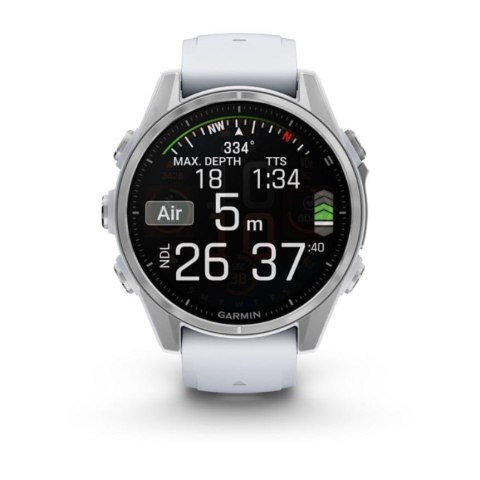 Garmin Fenix 8 AMOLED 43mm Srebrny