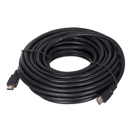 Kabel Lanberg CA-HDMI-10CC-0150-BK (HDMI M - HDMI M; 15m; kolor czarny)