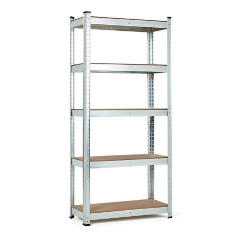 Regał magazynowy 180x90x30 cm stal galwanizowana 5 półek 875 kg ModernHome