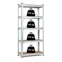Regał magazynowy 180x90x30 cm stal galwanizowana 5 półek 875 kg ModernHome
