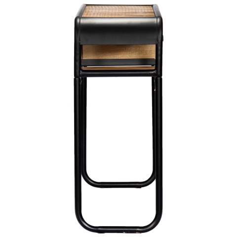 Stolik konsola, 118 x 30 x 75 cm, lite drewno mango