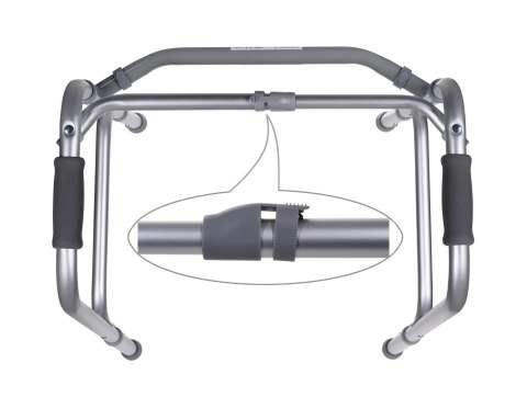 Balkonik rehabilitacyjny aluminiowy trójfunkcyjny