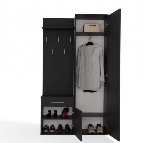 Garderoba Duo DUO CZARNY