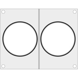 Matryca forma do zgrzewarki Hendi na dwa pojemniki na zupę śr. 115 mm - Hendi 805633