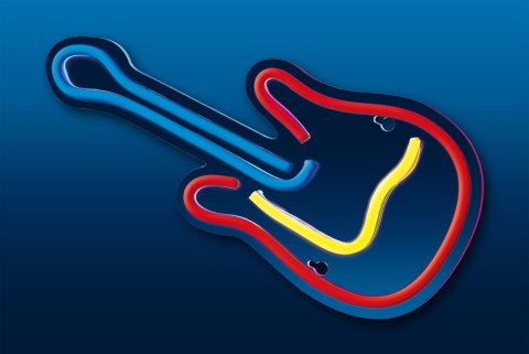 Neon LED Activejet AJE-NEON GITARA