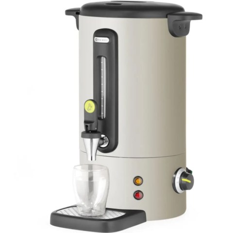 Warnik do wody grzanego wina z kranem tacką ociekową 9 l 950 W - jasnoszary