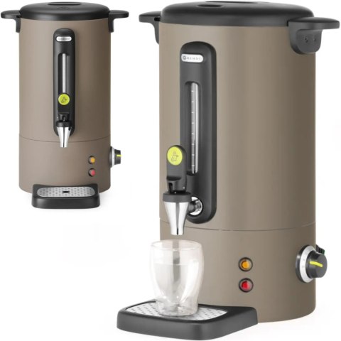 Warnik do wody grzanego wina z kranem tacką ociekową 9 l 950 W - taupe