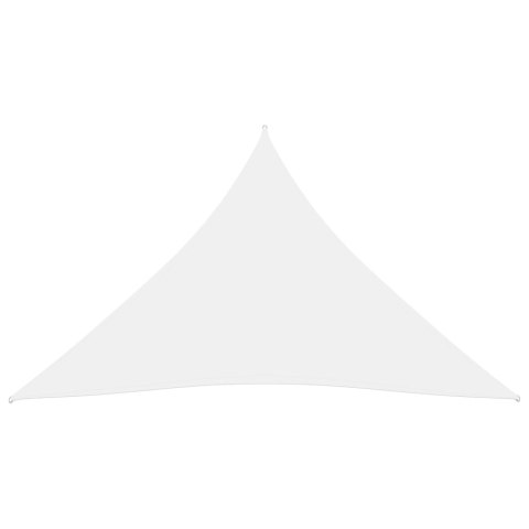 Trójkątny żagiel ogrodowy, tkanina Oxford, 3,6x3,6x3,6 m, biały