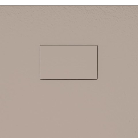 Brodzik prysznicowy, SMC, brązowy, 90 x 80 cm