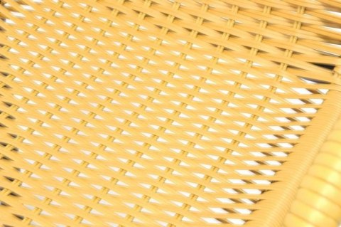 Zestaw 2 krzeseł ogrodowych bistro - na stos, beżowy