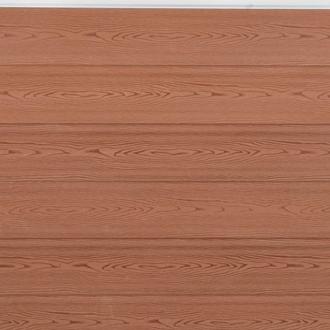 Zestaw paneli ogrodzeniowych, brązowy, 872x186 cm, WPC