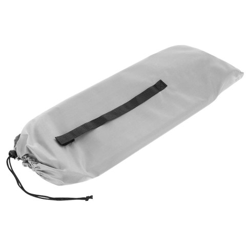 LEŻAK OGRODOWO PLAŻOWY SKŁADANY I TORBA SZARY ENERO CAMP