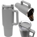 KUBEK TERMICZNY TURYSTYCZNY EXCELLENT HOUSEWARE 1200ML SZARY