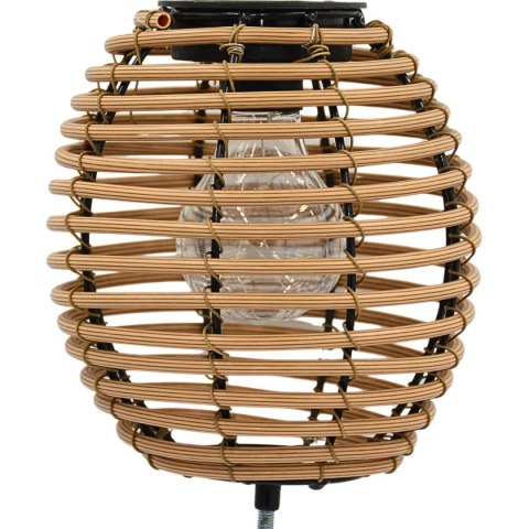 LAMPA SOLARNA KULA RATTAN BRĄZOWA PROGARDEN