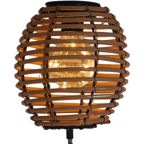 LAMPA SOLARNA KULA RATTAN BRĄZOWA PROGARDEN