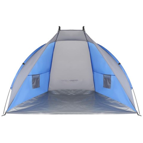 NAMIOT OSŁONA PLAŻOWA SUN 200x100x105cm SZARO-NIEBIESKA ENERO CAMP