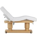 Łóżko stół do masażu tatuażu SPA podgrzewany AVIGNON - biały