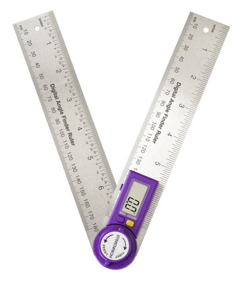 Kątomierz elektroniczny z linijką Ermenrich Verk DR30