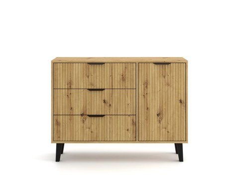 Komoda Scandi 1D3S SLIM DĄB ARTISAN