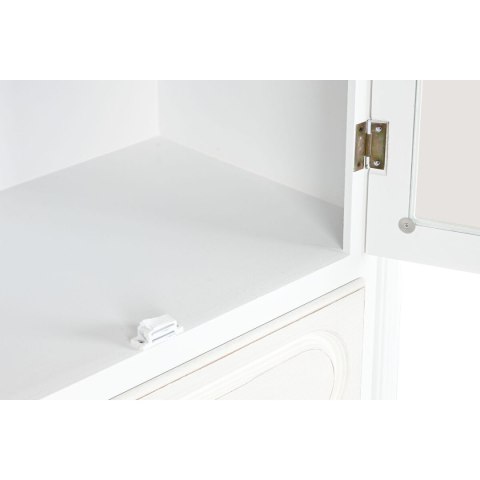 Ekspozytor stojący Home ESPRIT Biały Drewno Szkło 76 x 39 x 193 cm