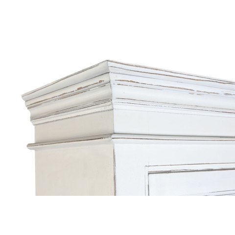 Ekspozytor stojący Home ESPRIT Biały Szkło Drewno mango 170 x 45 x 200 cm