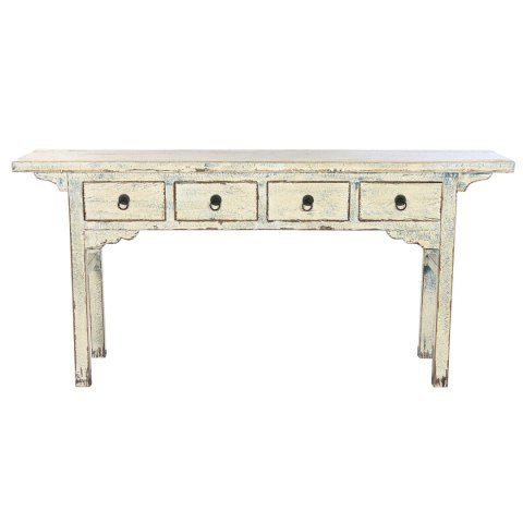 Odbiornik Home ESPRIT Biały Dwuowy 178 x 38 x 85 cm