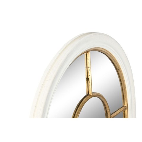Lustro ścienne Home ESPRIT Biały Złoty Okno 68 x 4 x 128 cm