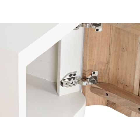 Stolik Nocny Home ESPRIT Biały Naturalny 40 x 35 x 50 cm