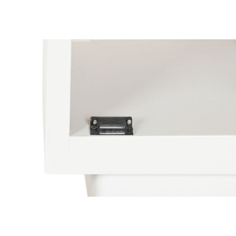 Stolik Nocny Home ESPRIT Biały Naturalny 40 x 35 x 50 cm