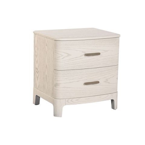 Stolik Nocny Home ESPRIT Jasnoszary 53 x 42 x 56,2 cm