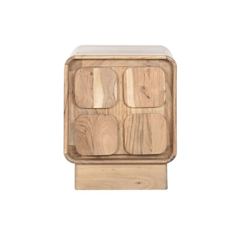Stolik Nocny Home ESPRIT Naturalny 40 x 40 x 50 cm