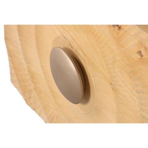 Stolik Nocny Home ESPRIT Złoty Naturalny 50 x 40 x 50 cm