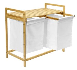 Kosz na pranie bambusowy HANOI podwójny