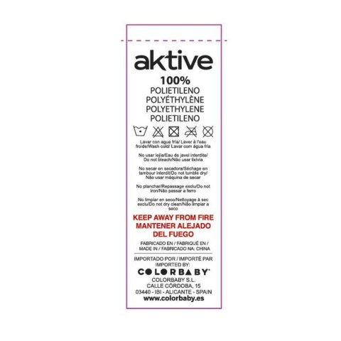 Plandeka ochronna Aktive Skoczek - Trampolina Niebieski Ø 366 cm (6 Sztuk)