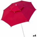 Parasol Aktive Czerwony 280 x 263 x 280 cm (4 Sztuk)