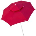 Parasol Aktive Czerwony 280 x 263 x 280 cm (4 Sztuk)