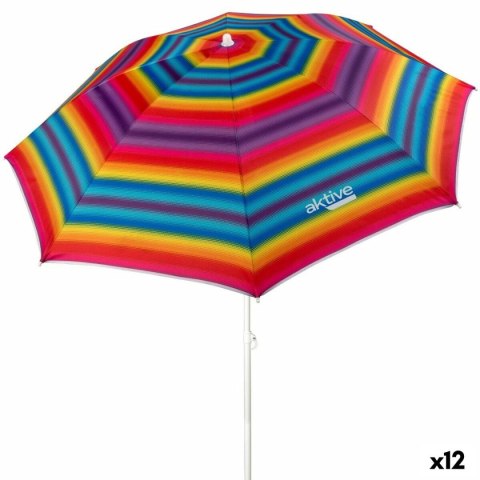Parasol Aktive Wielokolorowy 180 x 185 x 180 cm (12 Sztuk)