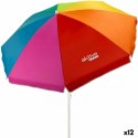 Parasol Aktive Wielokolorowy 180 x 185 x 180 cm 180 x 180 x 180 cm 180 x 189 x 180 cm (12 Sztuk)