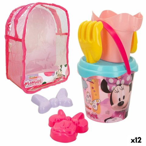 Zestaw zabawek plażowych Minnie Mouse 18 x 16 x 18 cm (12 Sztuk)