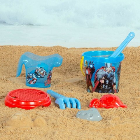 Zestaw zabawek plażowych The Avengers Ø 18 cm polipropylen (12 Sztuk)