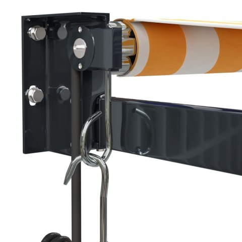 Zwijana markiza, automatyczna, żółto-biała, 5x3 m