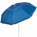 Parasol plażowy Aktive Niebieski 220 x 210 x 220 cm (6 Sztuk)