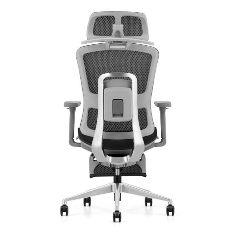 Fotel ergonomiczny ANGEL biurowy obrotowy Homer Czarno-Szary