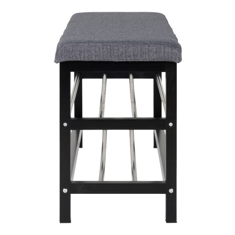 Ławka Padova szara/czarna