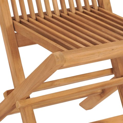 7 Częściowy Zestaw do Jadalni w Ogrodzie z Litego Drewna Akacjowego