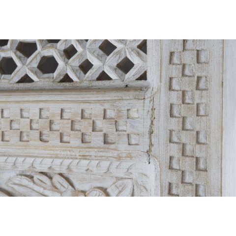 Regał Home ESPRIT Biały Drewno mango Drewno MDF 180 x 40 x 200 cm