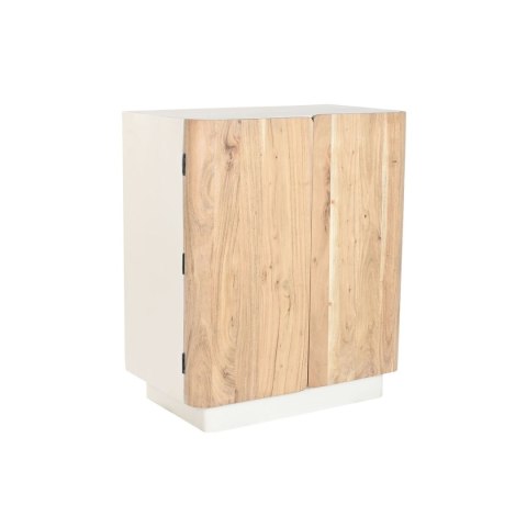 Stojak na Butelki Home ESPRIT Biały Naturalny 85 x 50 x 100 cm