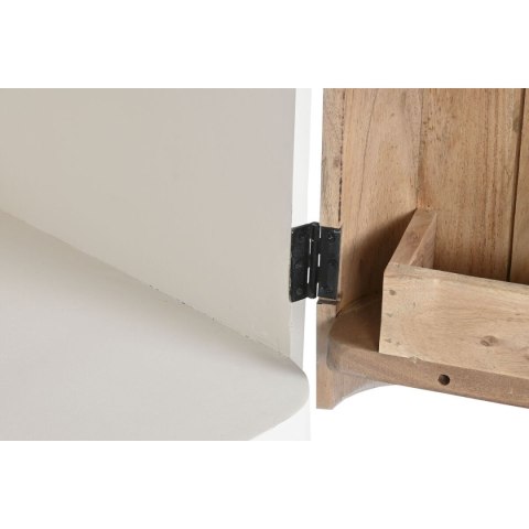 Stojak na Butelki Home ESPRIT Biały Naturalny 85 x 50 x 100 cm