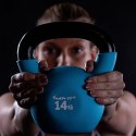 Hantle Kettlebell neoprenowe czerwone - 8 kg