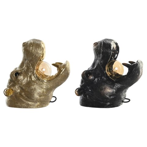 Kinkiet Ścienny DKD Home Decor Miedź Złoty 50 W Kolonialny Hipopotam 220 V 35 x 23 x 34 cm (2 Sztuk)